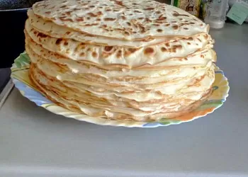 Блинчики на молоке
