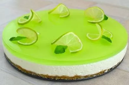 Желейный торт с лаймом