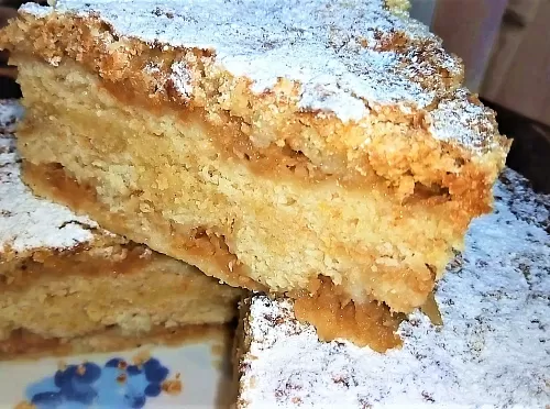 Фото рецепта Яблочный пирог насыпной 