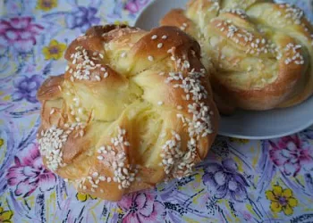 Турецкие булочки с сезамом
