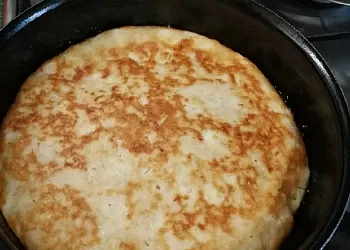 Овсяноблин с яблоком