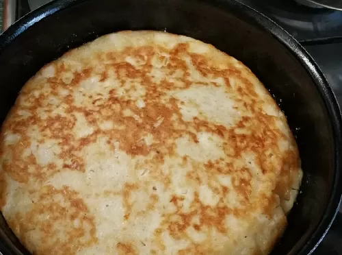 Фото рецепта Овсяноблин с яблоком