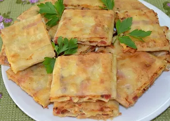Пицца Кордон Блю в сливочном соусе