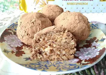 Постные конфетки из печенья