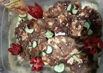Оладики с добавлением куриного филе