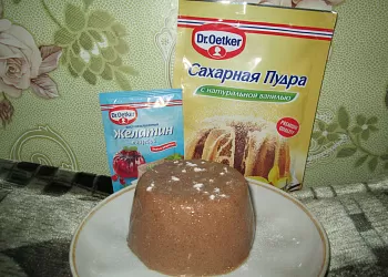 Шоколадное желе