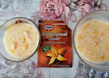 Каша рисовая с тыквой и яблоками