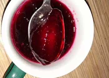 Вишневое желе без ягод