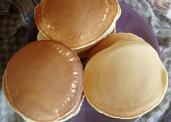 Ванильные панкейки на молоке