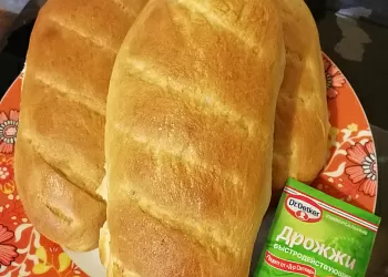 Домашние пышные батоны