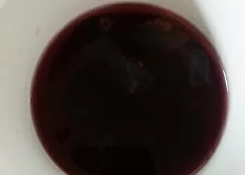 Желе с кусочками винограда