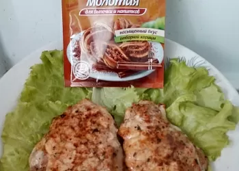Сочный эскалоп с корицей