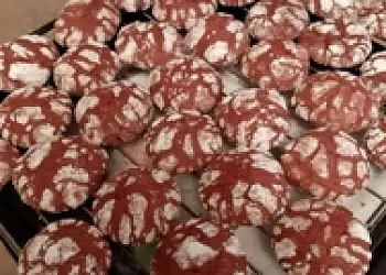 Печенье красный бархат