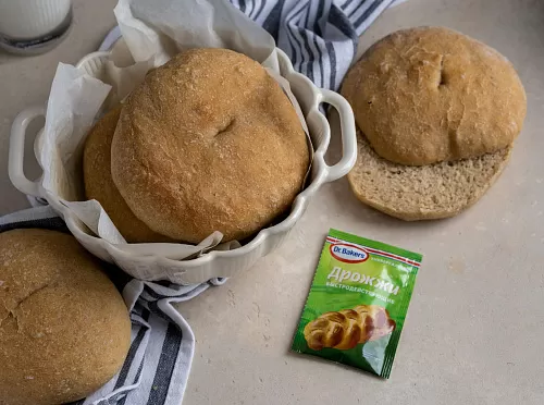 Фото рецепта Домашний хлеб с хрустящей корочкой