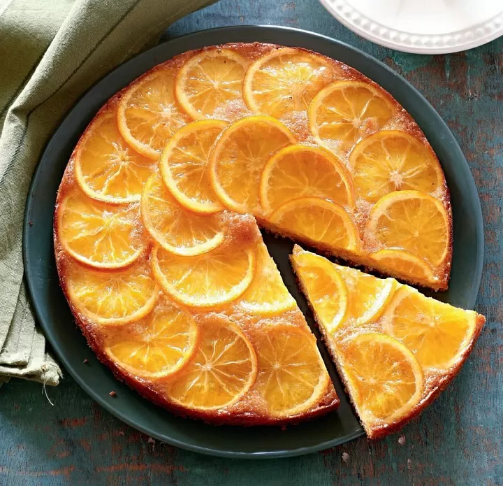 Пирог с апельсинами фото