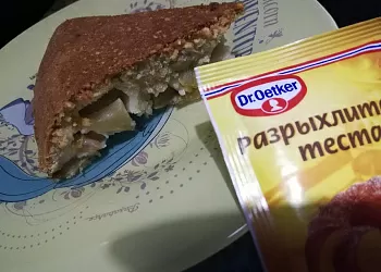 Овсяная шарлотка в мультиварке