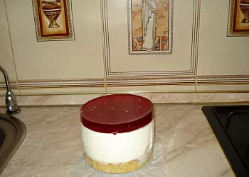 Торт  творожно-желейный