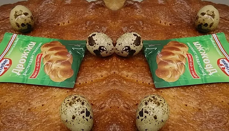 Закрытый пирог с капустой и яйцом