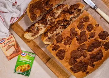 На десерт: фокачча с печеньем