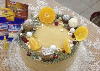 Торт "Рождественское чудо"