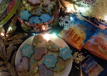 Рождественские печеньки на счастье