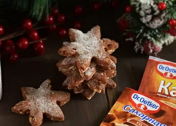 Шоколадное печенье с орехами