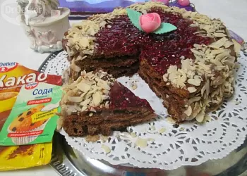 Карамельный медовик