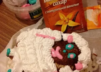 Тортик с творожным кремом