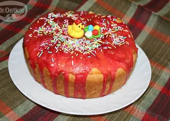 Пирог с творогом и мармеладом
