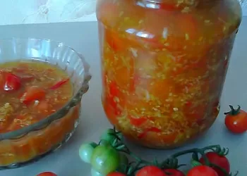 Джем из томатов черри с чили