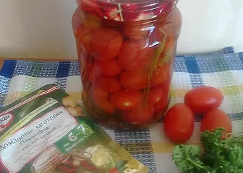 Маринованные помидоры черри