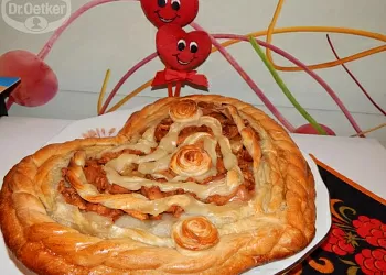 Яблочный пирог на сыворотке