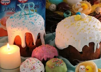 Кулич с шафраном и кардамоном