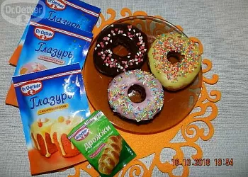 Пончики в глазури