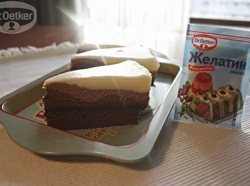 Фото рецепта Торт &quot;Три шоколада&quot;