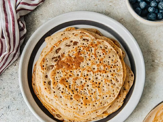 Блины с гречневой мукой французские