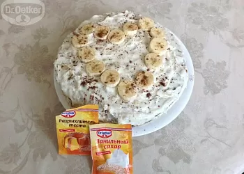 Вкусненький тортик с маком