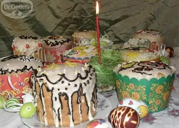 Традиционный пасхальный кулич
