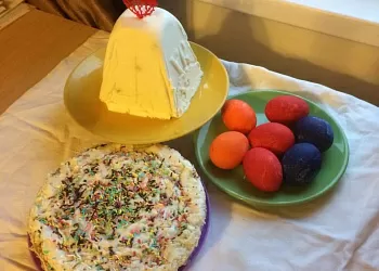 Снежный кулич
