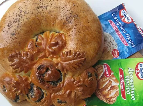 Фото рецепта Рулет с маком