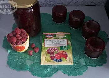 Малиновое варенье для сыночка
