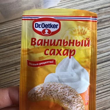 Фото шага рецепта №1 Добавьте ванильный сахар
