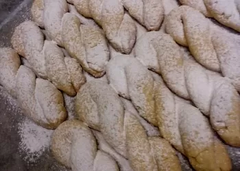 Витое масляное печенье.