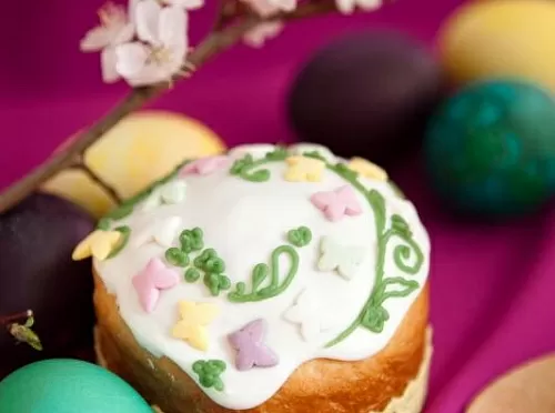 Фото рецепта Кулич для малышки