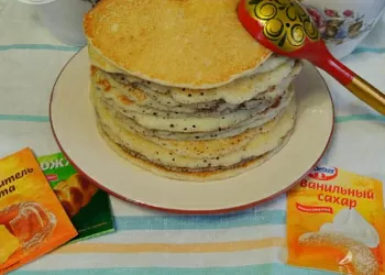 Блины с цельнозерновой мукой