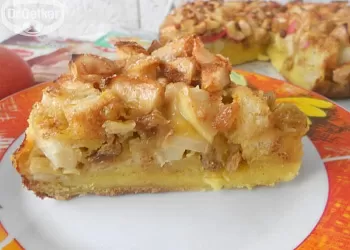Нежный яблочный пирог