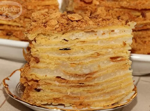 Фото рецепта Постный Наполеон