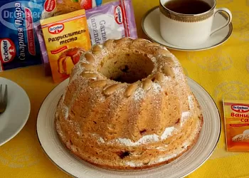 Творожный кольцевой пирог