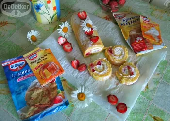 Рулет с нежным кремом