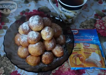 Творожные пончики